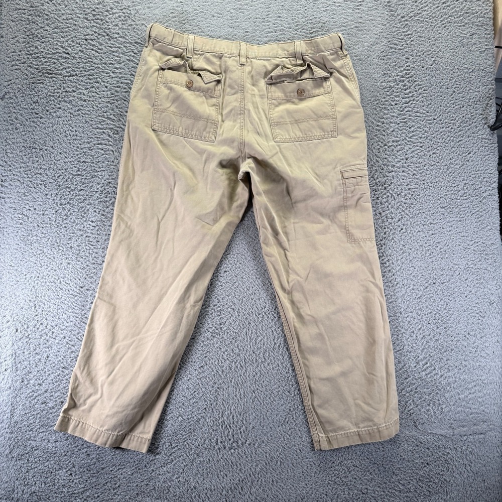 Dockers D3 Pant Men 38x30 Beige Cotton Cargo Straight Classic Technician Utility - Picture 5 of 10